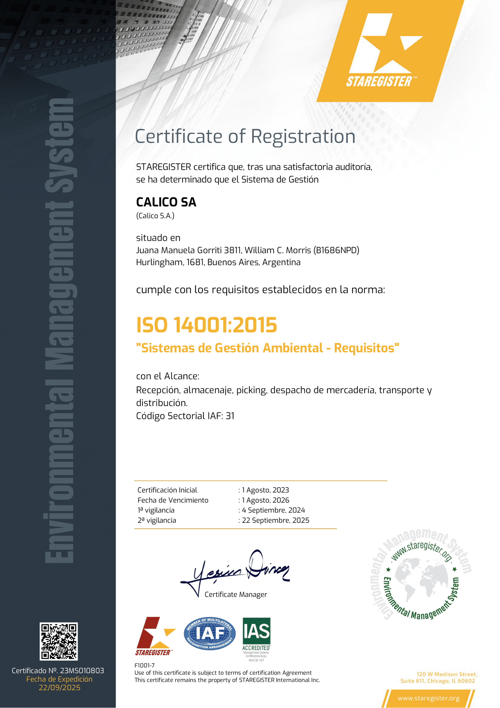 ISO 14001:2023