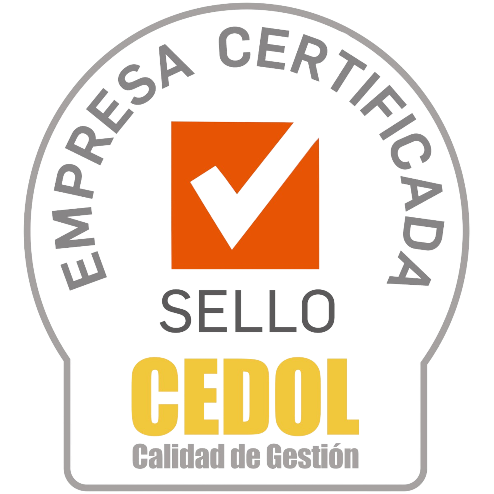 Empresa certificada - Sello CEDOL